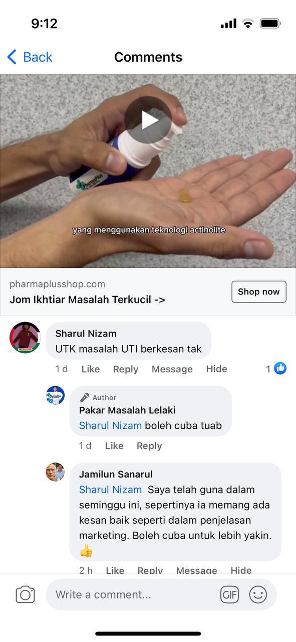 Testimoni Pelanggan 3