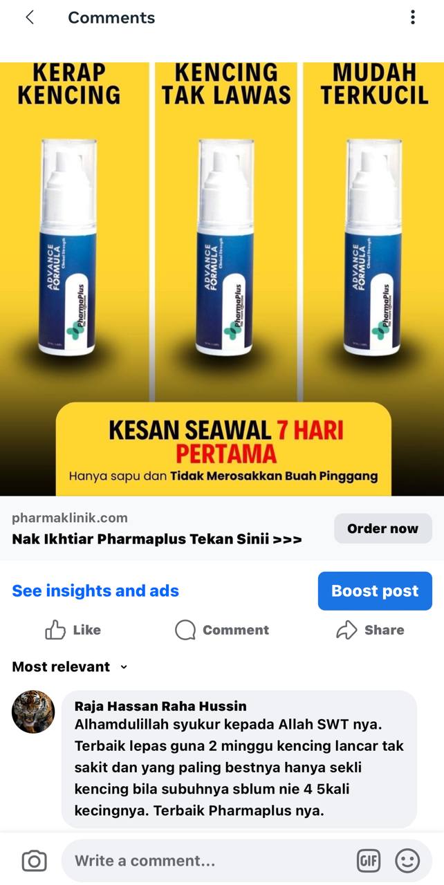 Testimoni Pelanggan 1